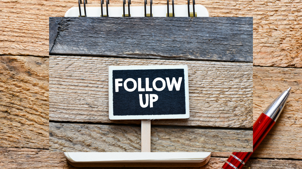 Not Following Up! - Knock out Networking