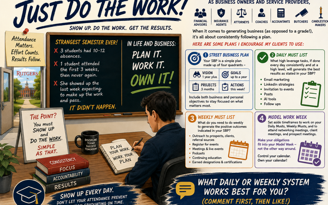 Just do the work!